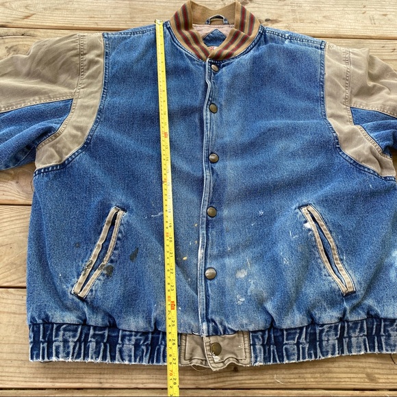 Vintage Eagles Ridgre Outfitters Jean Trucker Jacket - Picture 8 of 8